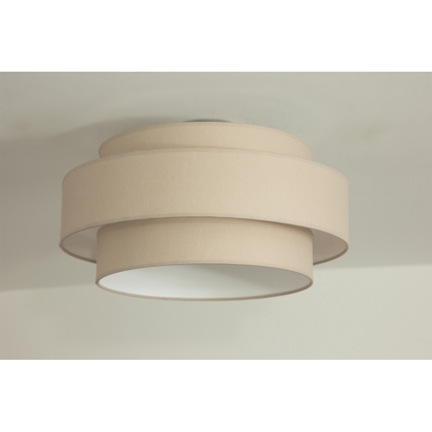 Brilagi - Loftlampe RESNA 1xE27/60W/230V Ø 40 cm beige