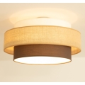 Brilagi - Loftlampe RESNA 1xE27/60W/230V Ø 40 cm beige/sort