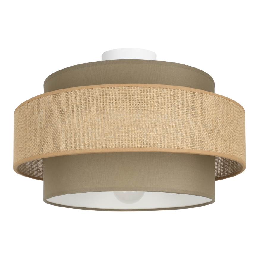 Brilagi - Loftlampe RESNA 1xE27/60W/230V Ø 40 cm brun/beige