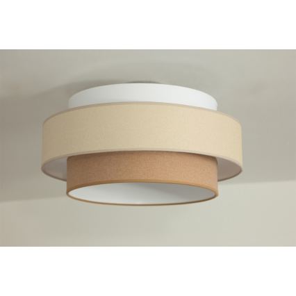 Brilagi - Loftlampe RESNA 1xE27/60W/230V Ø 40 cm creme/beige