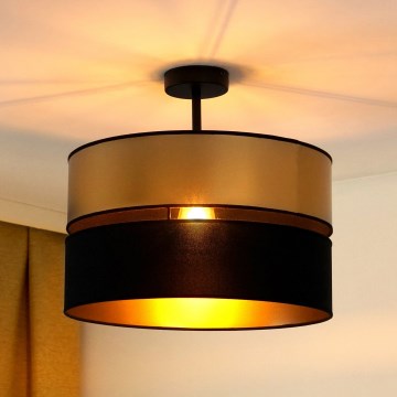 Brilagi - Loftlampe ROYAL 1xE27/15W/230V diameter 40 cm sort/guldfarvet