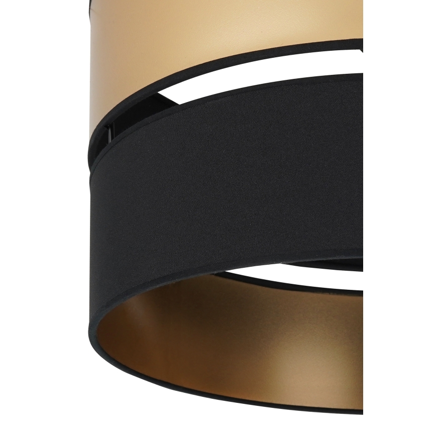 Brilagi - Loftlampe ROYAL 1xE27/15W/230V diameter 40 cm sort/guldfarvet