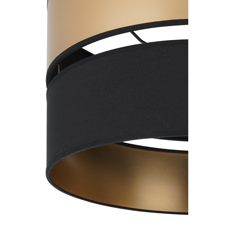 Brilagi - Loftlampe ROYAL 1xE27/15W/230V diameter 40 cm sort/guldfarvet