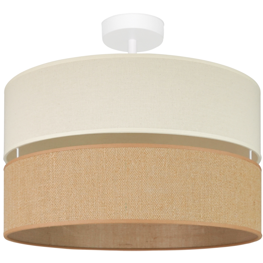 Brilagi - Loftlampe ROYAL YUTE 1xE27/15W/230V diameter 40 cm beige/cremefarvet