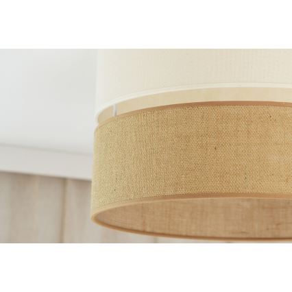 Brilagi - Loftlampe ROYAL YUTE 1xE27/15W/230V diameter 40 cm beige/cremefarvet