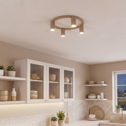 BRILAGI - Loftlampe SELE 4xGU10/30W/230V beige