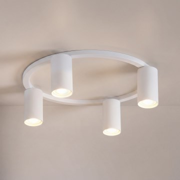 Brilagi - Loftlampe SELE 4xGU10/30W/230V hvid