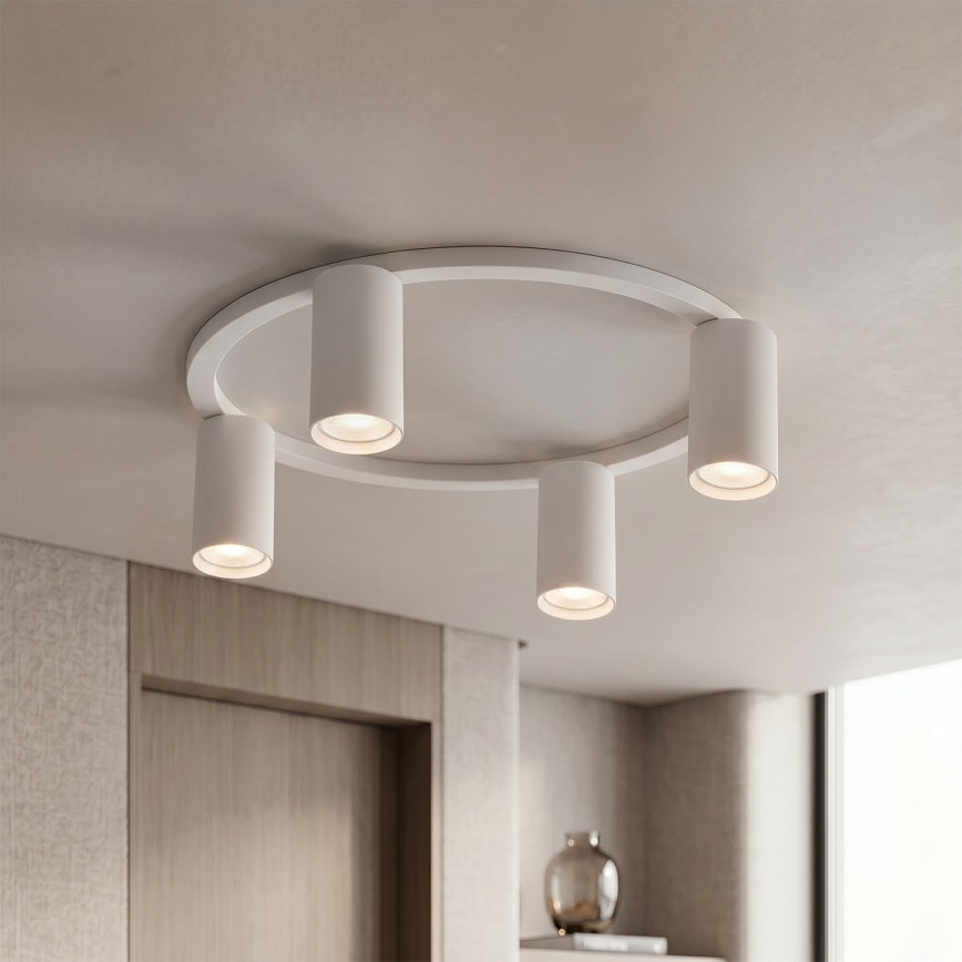 Brilagi - Loftlampe SELE 4xGU10/30W/230V hvid