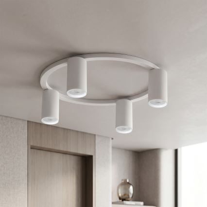 Brilagi - Loftlampe SELE 4xGU10/30W/230V hvid