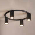 Brilagi - Loftlampe SELE 4xGU10/30W/230V sort