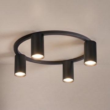 Brilagi - Loftlampe SELE 4xGU10/30W/230V sort