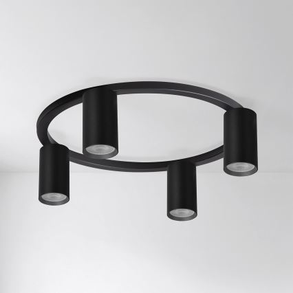 Brilagi - Loftlampe SELE 4xGU10/30W/230V sort