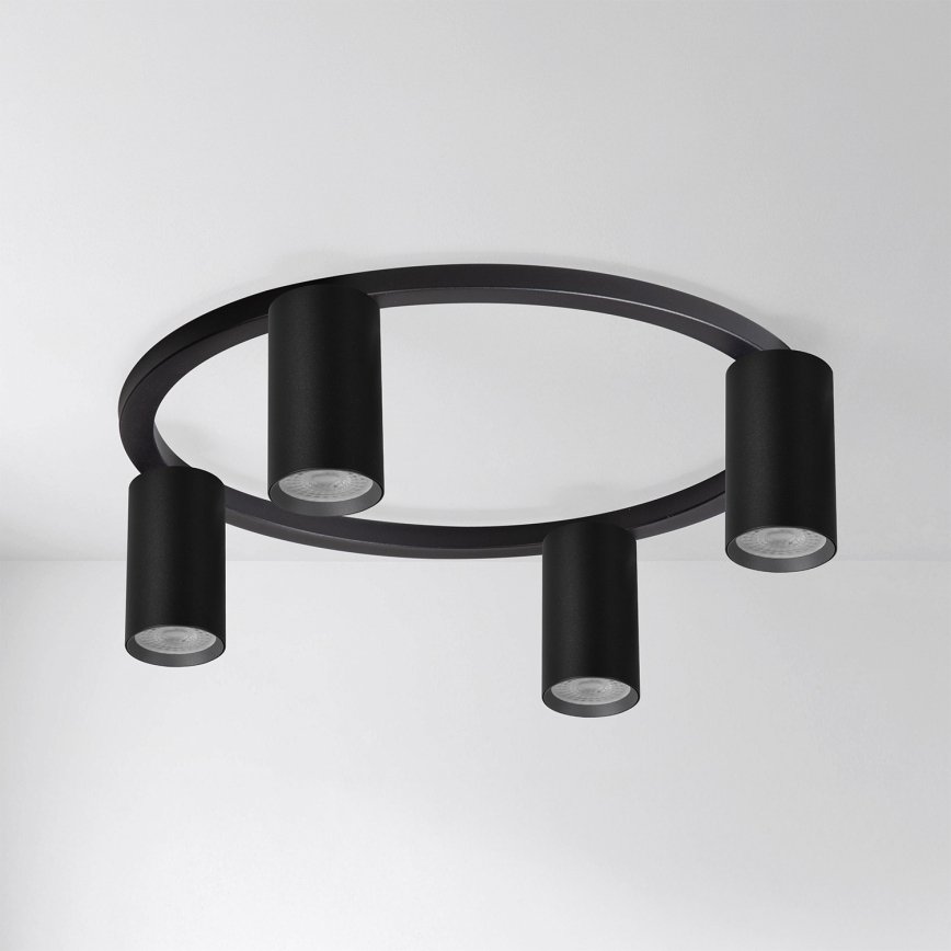 Brilagi - Loftlampe SELE 4xGU10/30W/230V sort