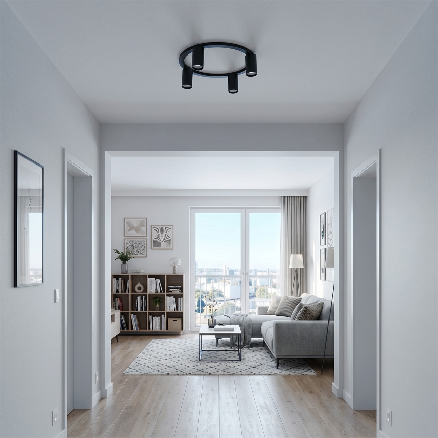 BRILAGI - Loftlampe SELE 4xGU10/30W/230V sort