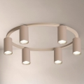 Brilagi - Loftlampe SELE 6xGU10/30W/230V beige