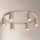 Brilagi - Loftlampe SELE 6xGU10/30W/230V beige