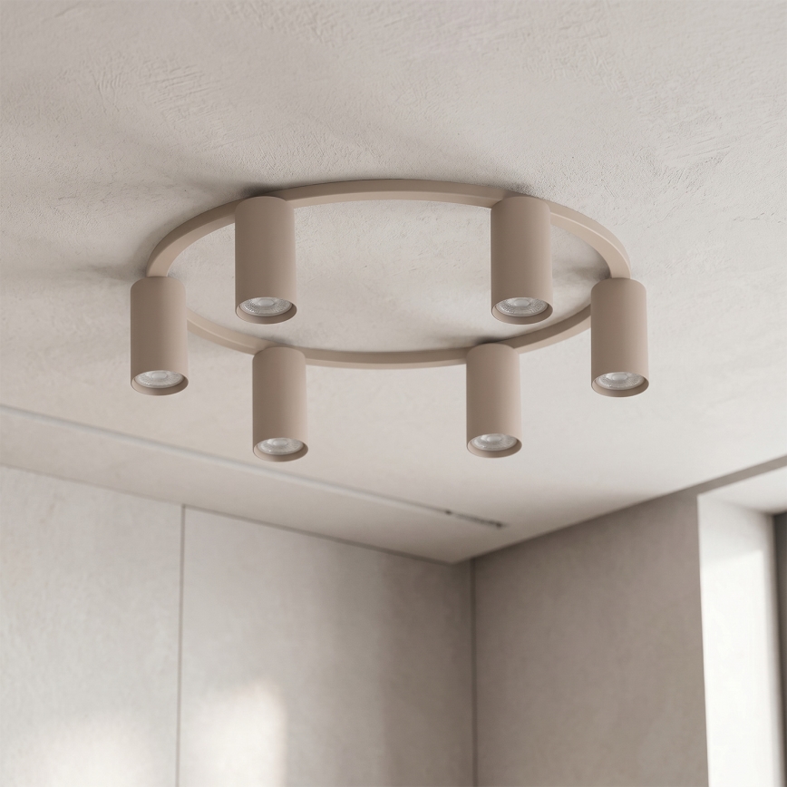 Brilagi - Loftlampe SELE 6xGU10/30W/230V beige