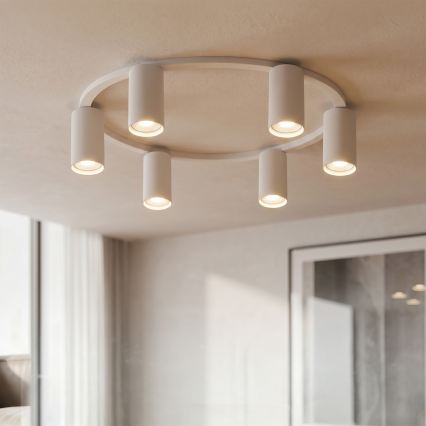 Brilagi - Loftlampe SELE 6xGU10/30W/230V hvid