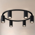 Brilagi - loftlampe SELE 6xGU10/30W/230V sort