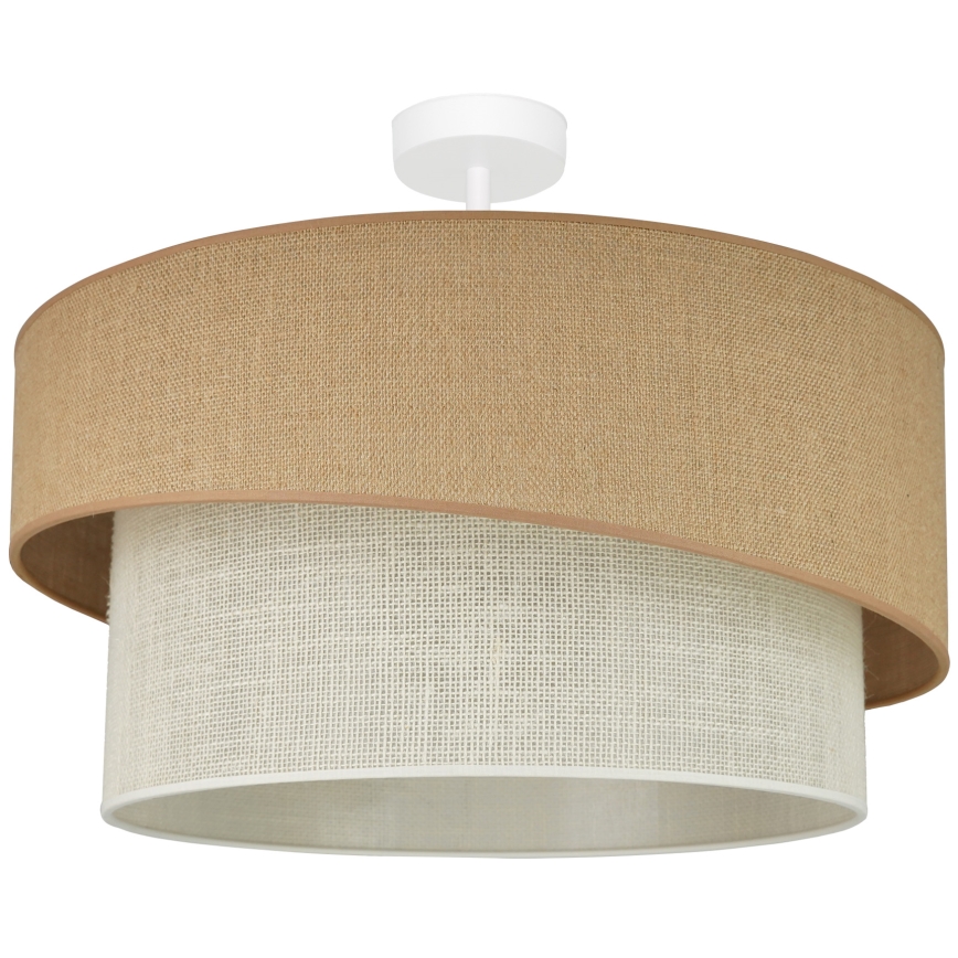 Brilagi - Loftlampe SHINE 1xE27/15W/230V diameter 50 cm beige/cremefarvet
