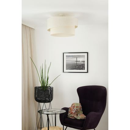Brilagi - Loftlampe SHINE 1xE27/15W/230V diameter 50 cm cremefarvet