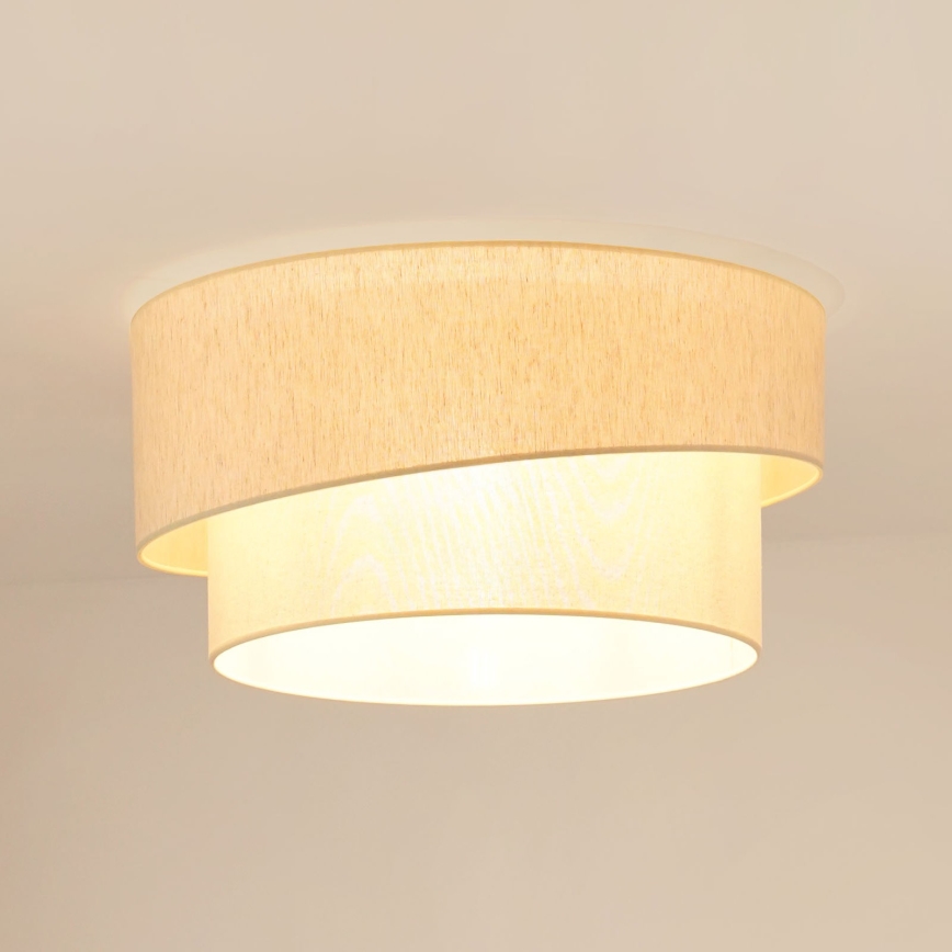 Brilagi - Loftlampe SHINE 1xE27/15W/230V diameter 50 cm cremefarvet
