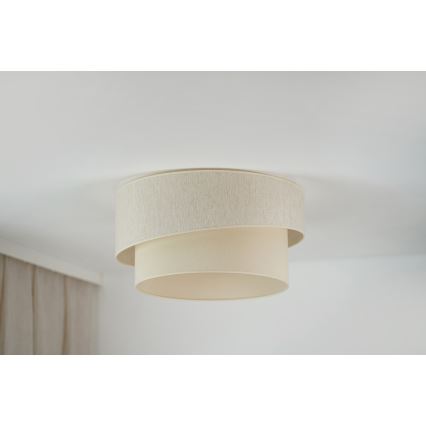 Brilagi - Loftlampe SHINE 1xE27/15W/230V diameter 50 cm cremefarvet
