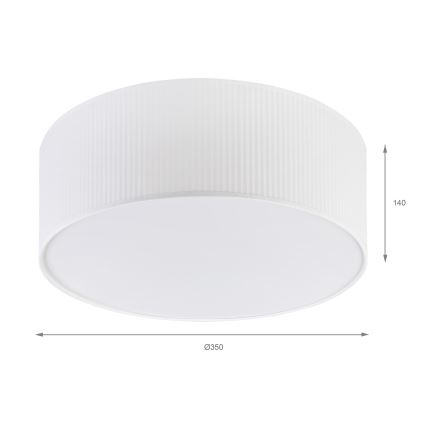 Brilagi - Loftlampe SIRIJA MODERN 2xE27/60W/230V Ø 35 cm hvid