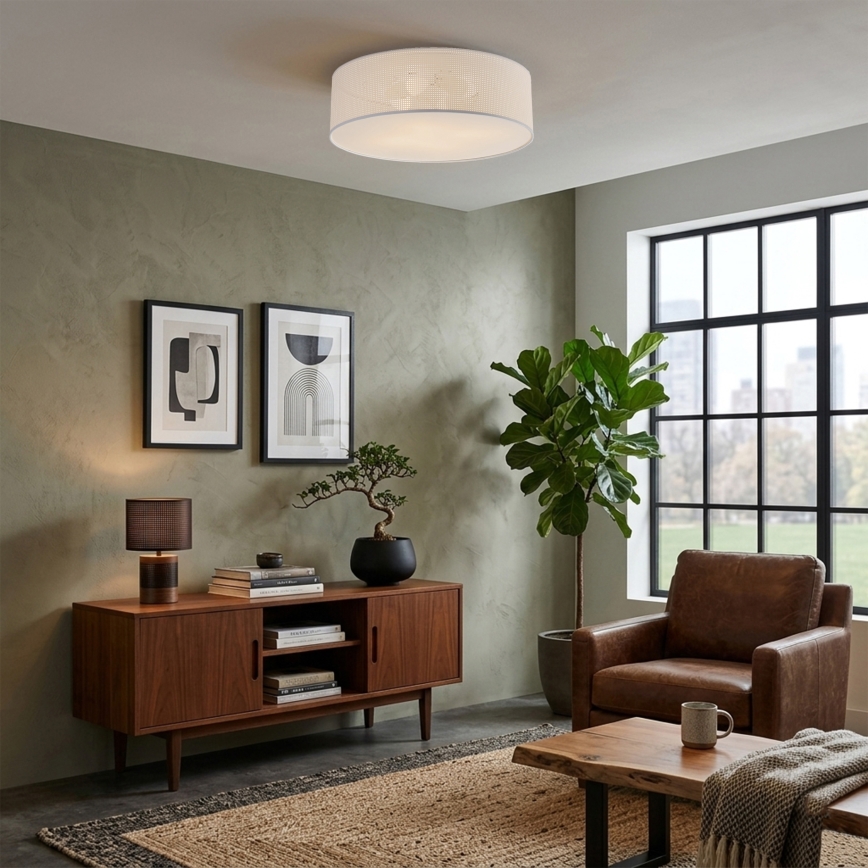 Brilagi - Loftlampe SIRIJA MODERN 4xE27/60W/230V Ø 45 cm hvid