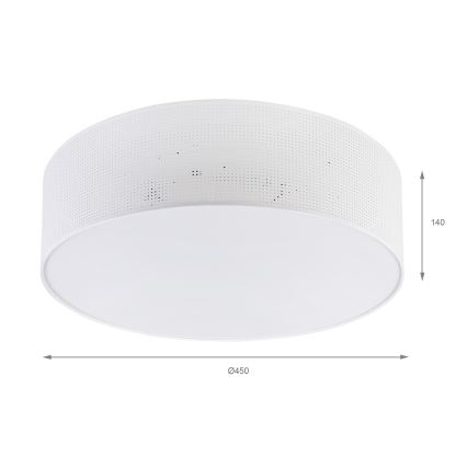 Brilagi - Loftlampe SIRIJA MODERN 4xE27/60W/230V Ø 45 cm hvid
