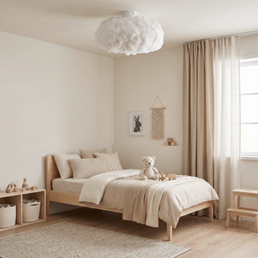 Brilagi - Loftlampe SOLEAIR 1xE27/40W/230V Ø 45 cm hvid