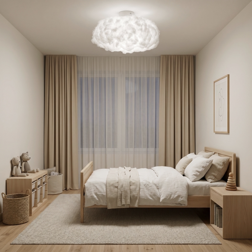 Brilagi - Loftlampe SOLEAIR 1xE27/40W/230V Ø 45 cm hvid