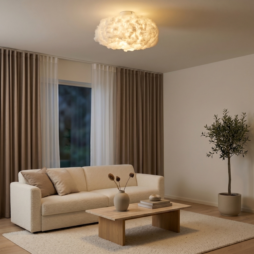Brilagi - Loftlampe SOLEAIR 1xE27/40W/230V Ø 45 cm hvid