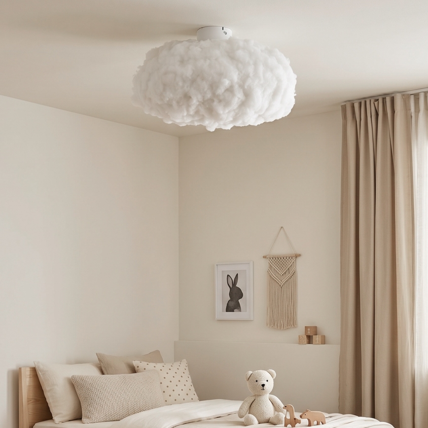 Brilagi - Loftlampe SOLEAIR 1xE27/40W/230V Ø 45 cm hvid