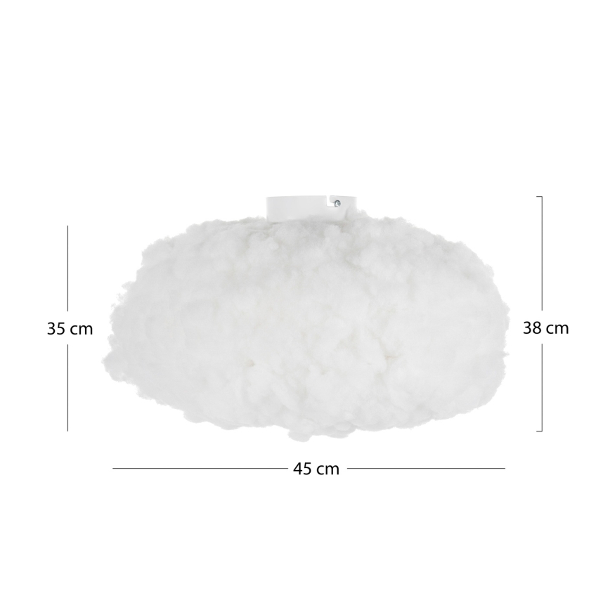 Brilagi - Loftlampe SOLEAIR 1xE27/40W/230V Ø 45 cm hvid