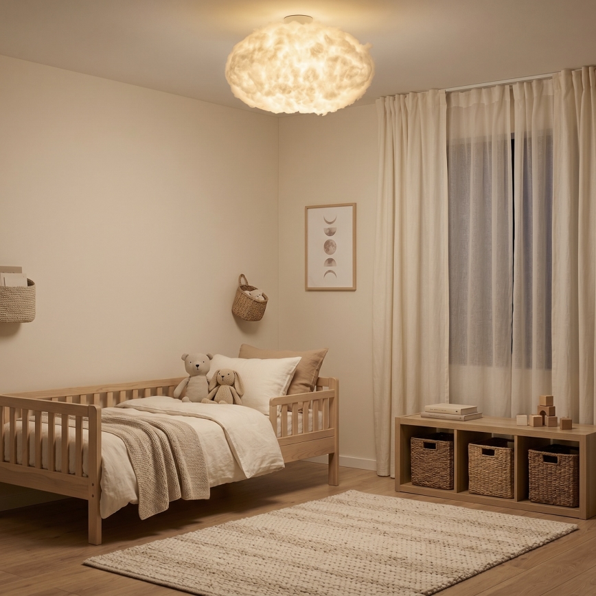 Brilagi - Loftlampe SOLEAIR 2xE27/40W/230V Ø 60 cm hvid