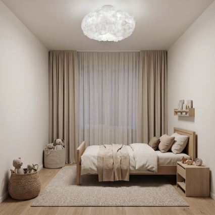 Brilagi - Loftlampe SOLEAIR 2xE27/40W/230V Ø 60 cm hvid