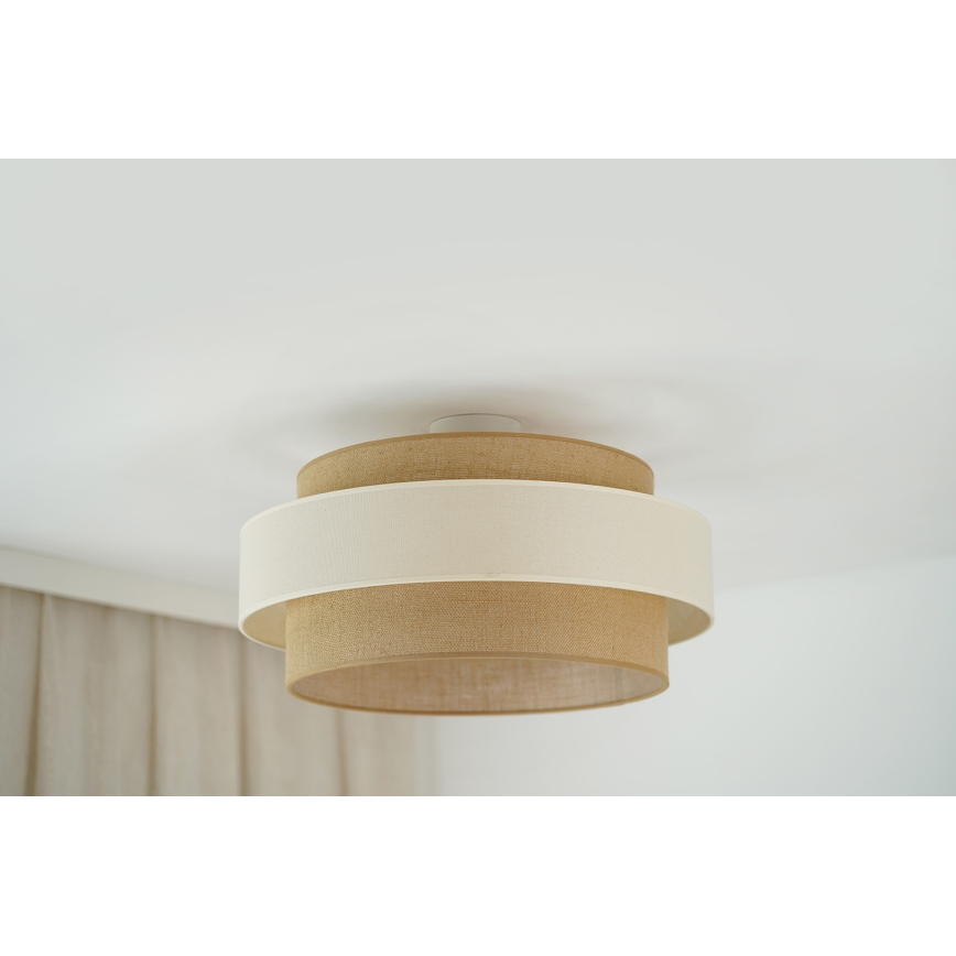 Brilagi - Loftlampe SPACE LIGHT 1xE27/15W/230V diameter 50 cm beige/cremefarvet
