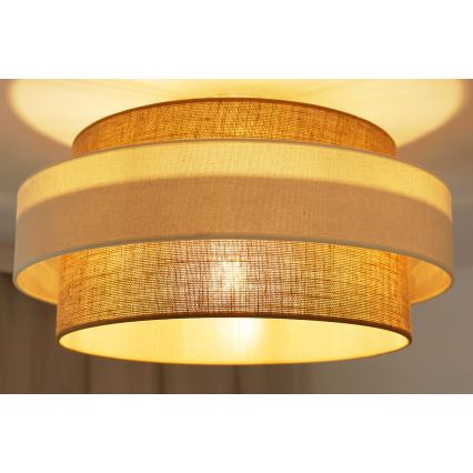 Brilagi - Loftlampe SPACE LIGHT 1xE27/15W/230V diameter 50 cm beige/cremefarvet