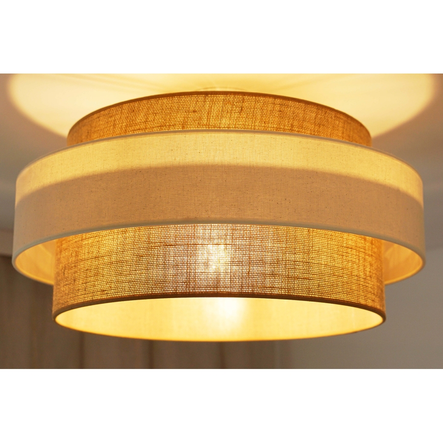 Brilagi - Loftlampe SPACE LIGHT 1xE27/15W/230V diameter 50 cm beige/cremefarvet