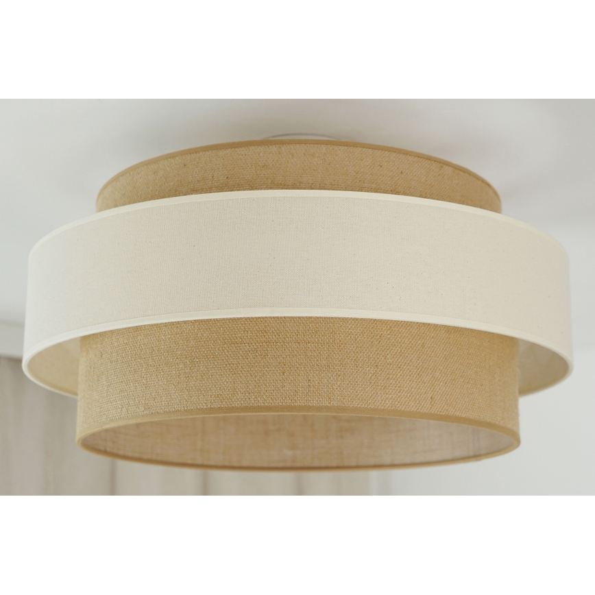 Brilagi - Loftlampe SPACE LIGHT 1xE27/15W/230V diameter 50 cm beige/cremefarvet