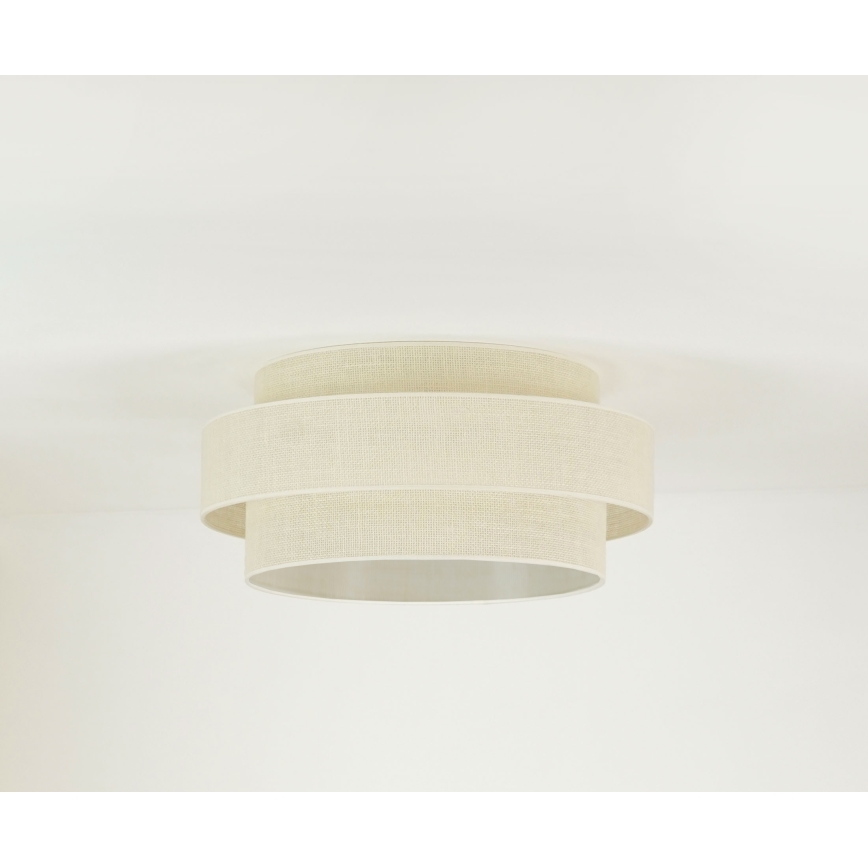 Brilagi - Loftlampe SPACE YUTE LED/12W/230V diameter 50 cm 3000K/4000K/6400K cremefarvet