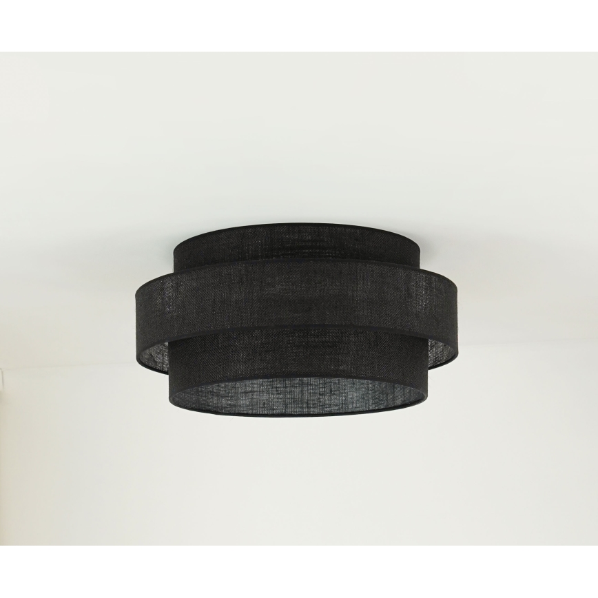 Brilagi - Loftlampe SPACE YUTE LED/12W/230V diameter 50 cm 3000K/4000K/6400K sort