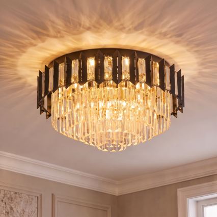 BRILAGI - Loftlampe SPECTRA, 5 x E14/40W/230V, Ø 48 cm, sort