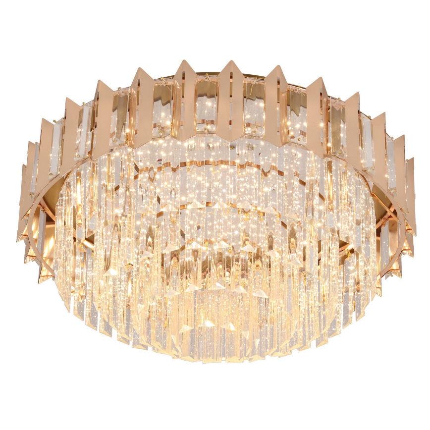Brilagi - Loftlampe SPECTRA 5xE14/40W/230V Ø 48 cm guldfarvet