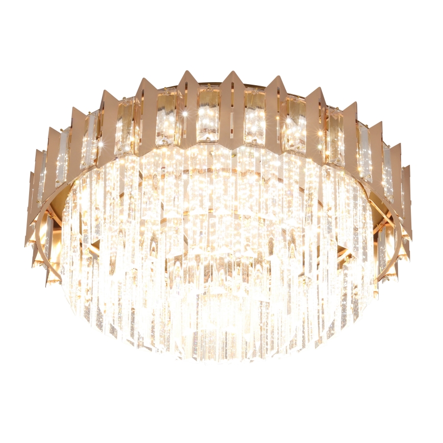 Brilagi - Loftlampe SPECTRA 5xE14/40W/230V Ø 48 cm guldfarvet
