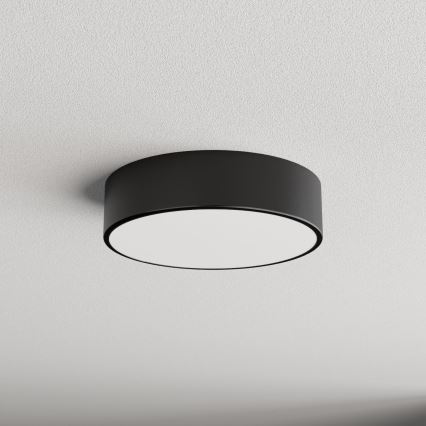 Brilagi - Loftlampe til badeværelse CLARE 2xE27/24W/230V diameter 30 cm sort IP54