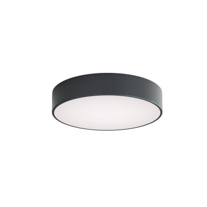 Brilagi - Badeværelsesloftlampe med bevægelses- og skumringssensor CLARE 3xE27/24W/230V Ø 40 cm antracit IP54