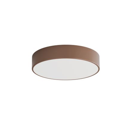 Brilagi - Loftlampe til badeværelset med bevægelses- og skumringssensor CLARE 3xE27/24W/230V Ø 40 cm brun IP54
