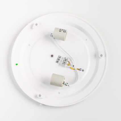 Brilagi - Loftlampe til badeværelse POOL 2x E27/15W/230V Ø 30 cm IP54 sort